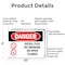 Signmission Diesel Fuel No Smoking No Open Flames Danger Sign, Aluminum, 10in W x 7in L, 2PK OS-2PACK-DS-A-710-L-1124 - alternate 5